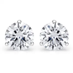 0.22 Cttw. White Gold Diamond Solitaire Earrings