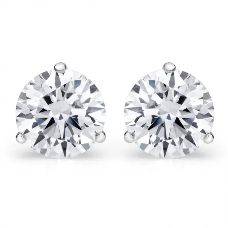 0.22 Cttw. White Gold Diamond Solitaire Earrings