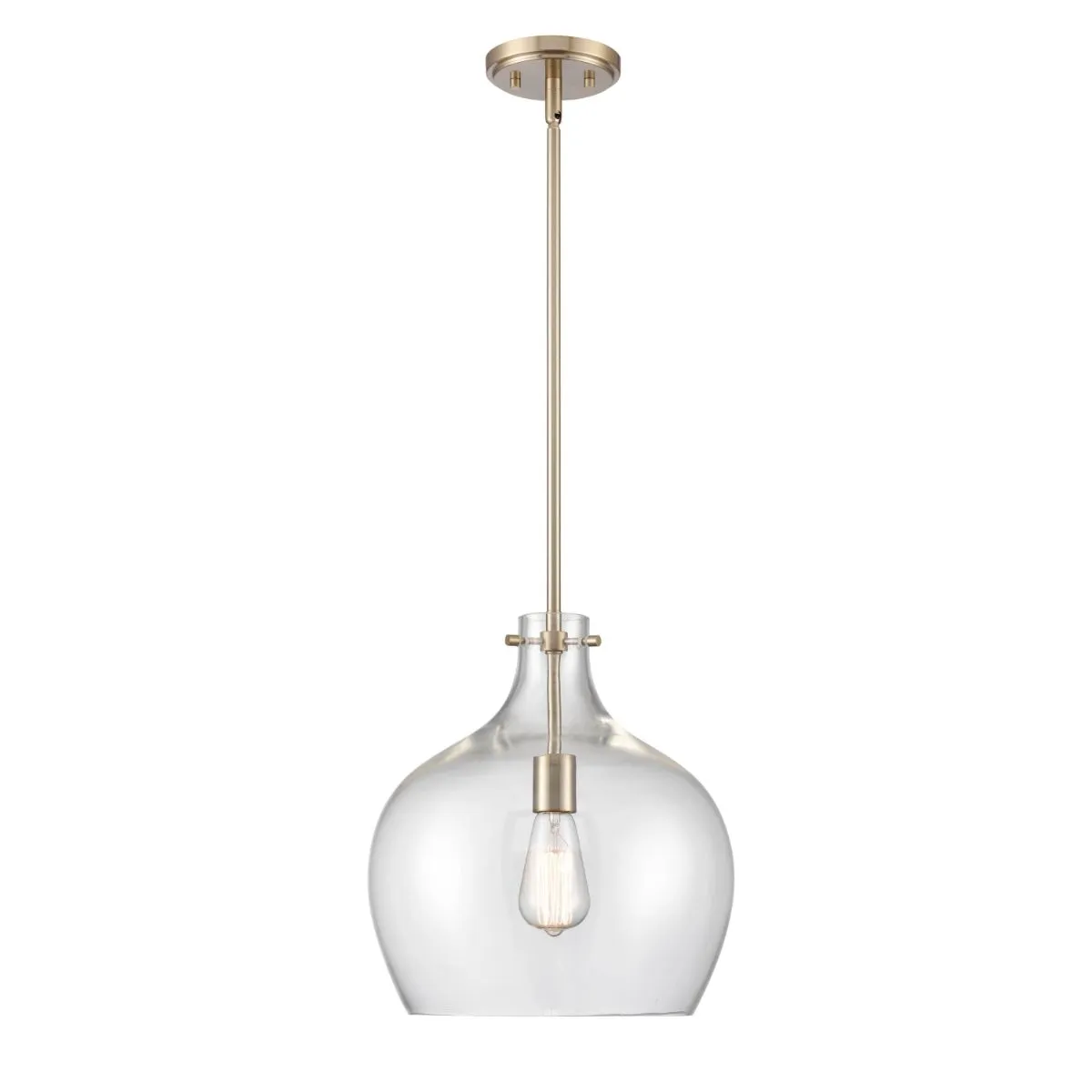 13 in. Pendant Light Gold finish