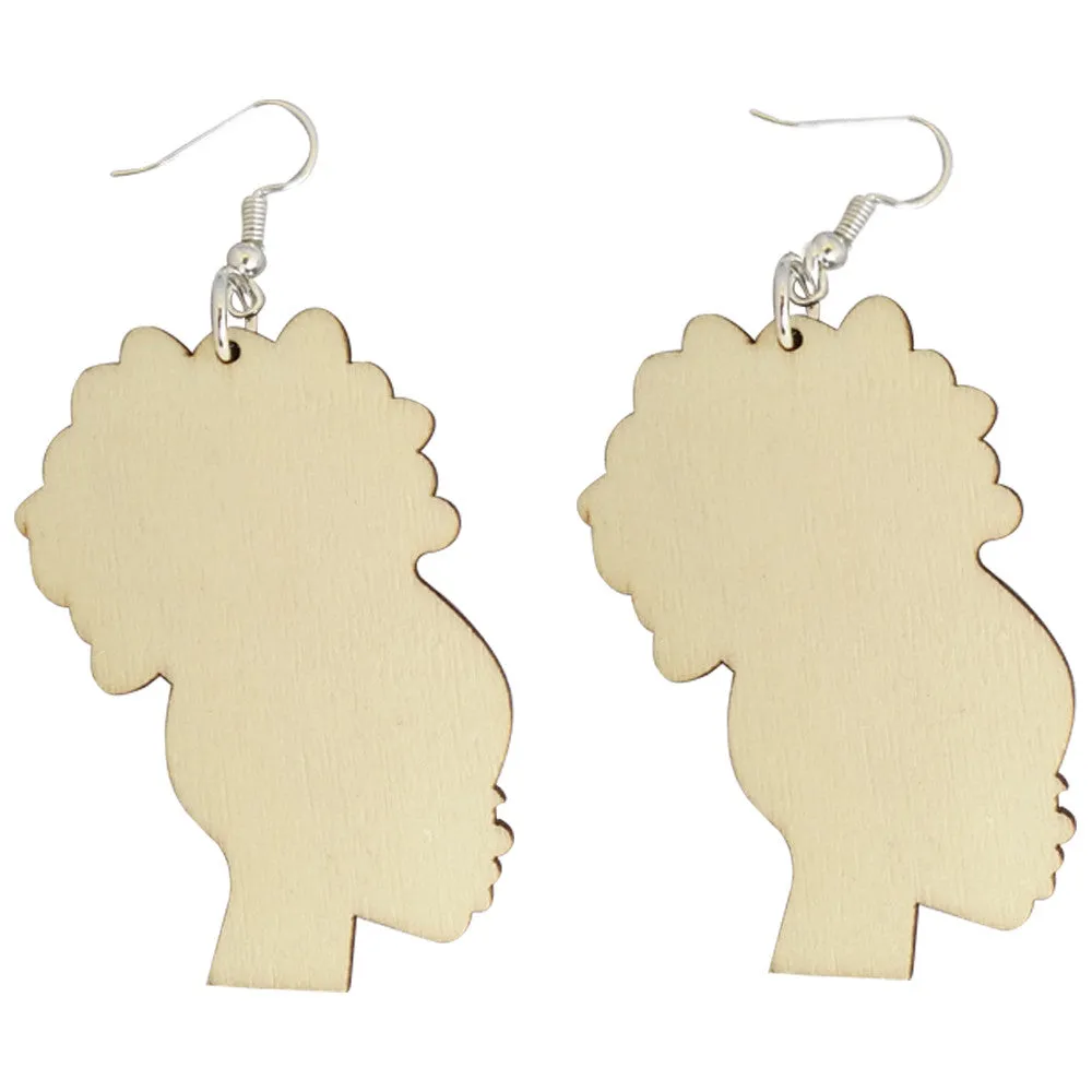 Afro Puff Earrings (6 colors) | Natural hair earrings | Afrocentric earrings | jewelry | accessories