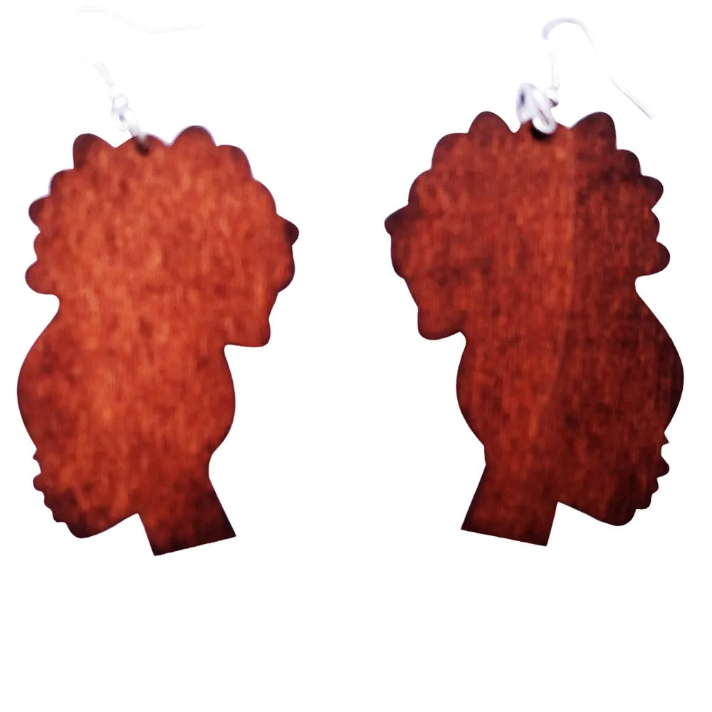 Afro Puff Earrings (6 colors) | Natural hair earrings | Afrocentric earrings | jewelry | accessories