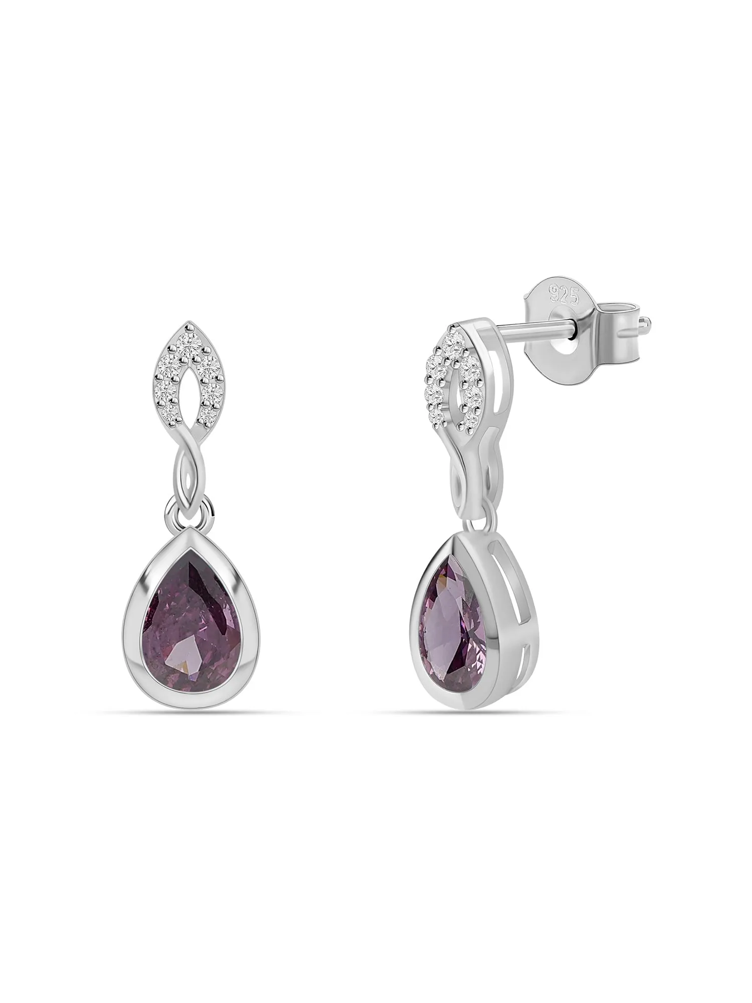 Amethyst Dazzling Earrings For Women