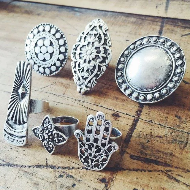 Anatolian Boho Ring - "Sun"