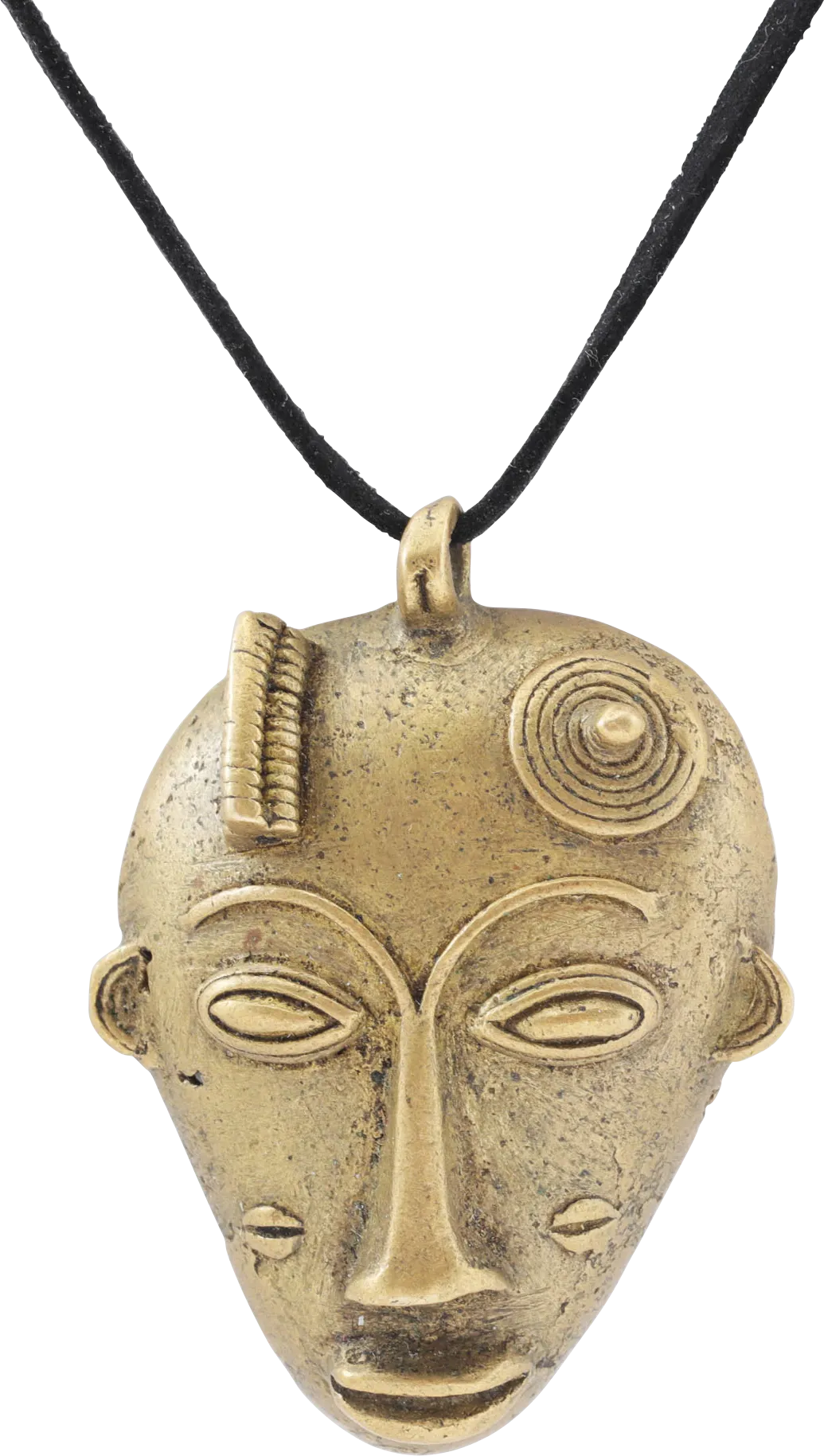 ASHANTI BRONZE MASK PENDANTS