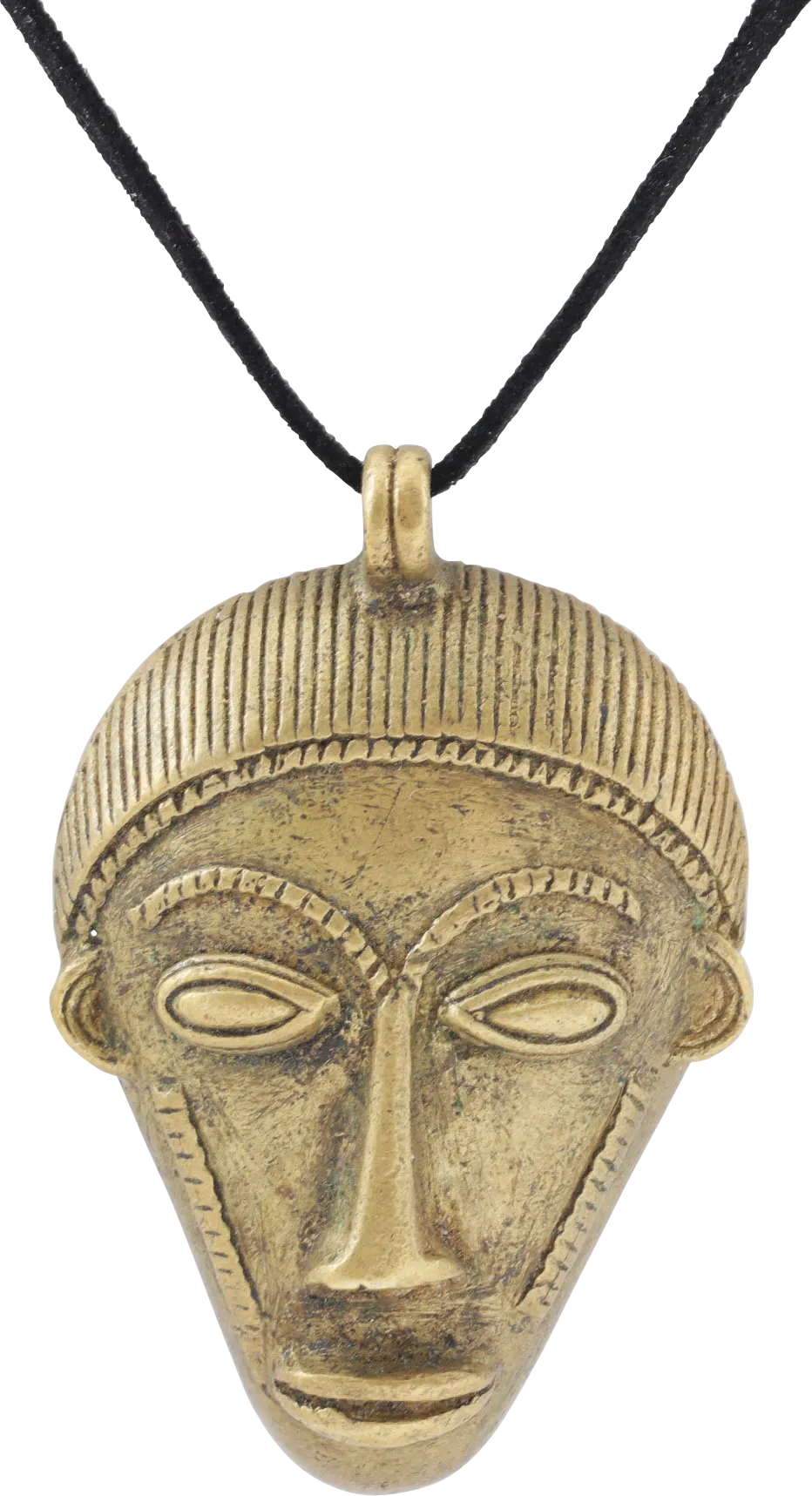 ASHANTI BRONZE MASK PENDANTS