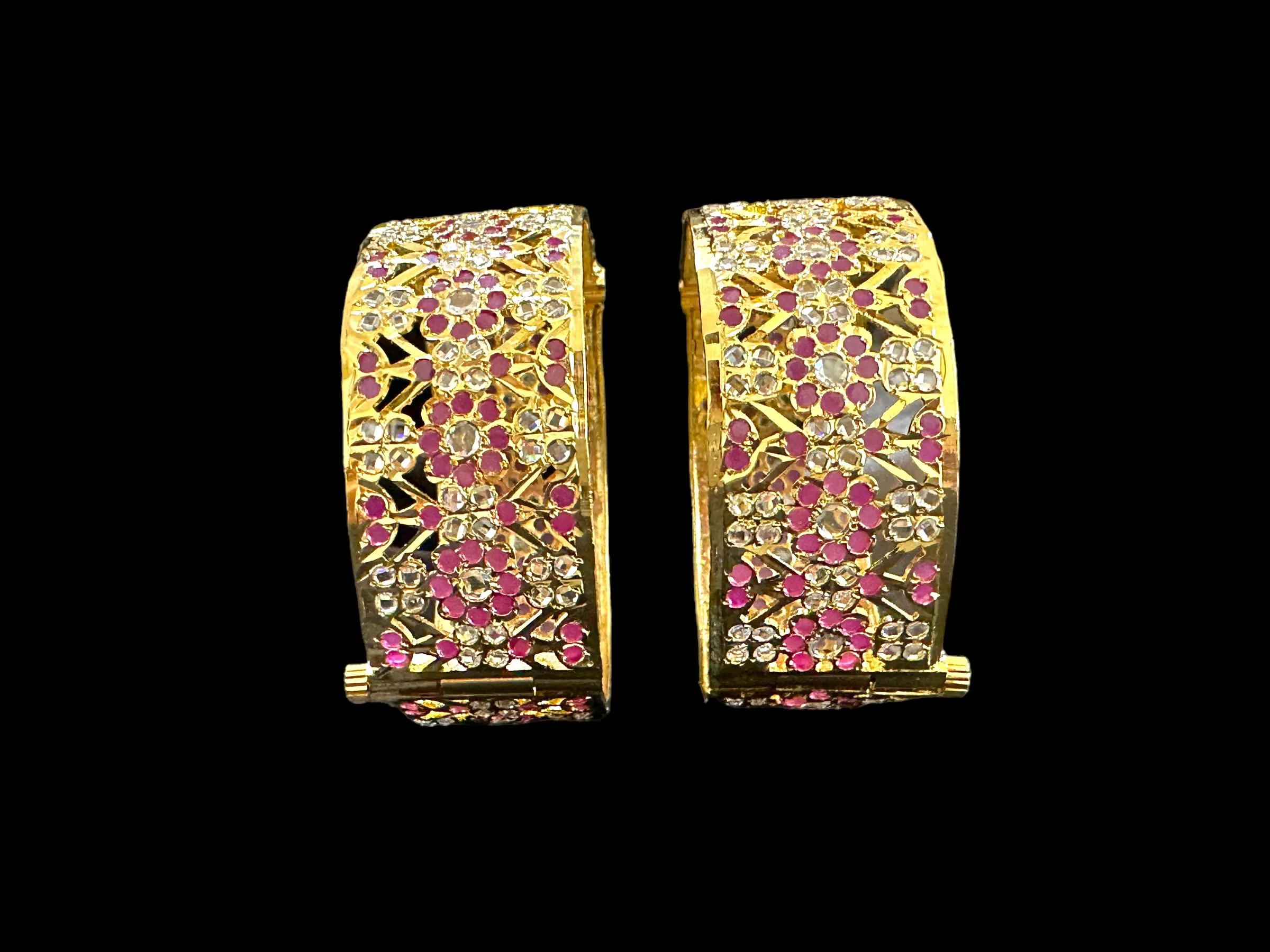 B160 Gold plated hyderabadi bangles ( READY TO SHIP )