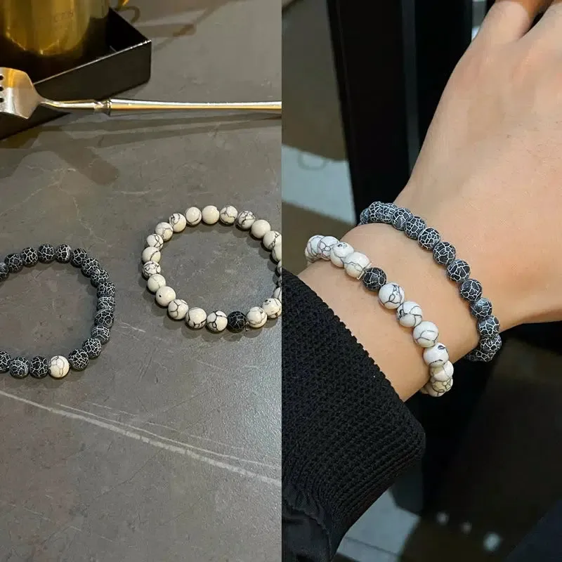 Beaded Hip-Hop Style Bracelets Set