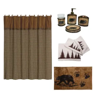 Bear Complete 9 PC Lodge Bathroom Set