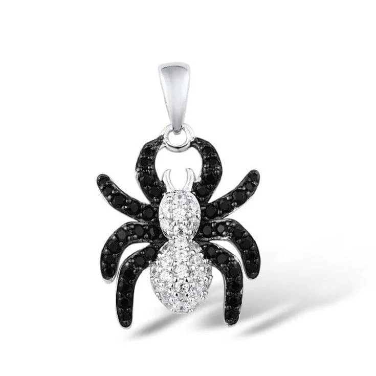 Black Spider Jewelry Set