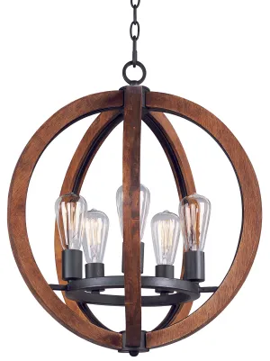 Bodega Bay 5-Light Chandelier w/Bulb