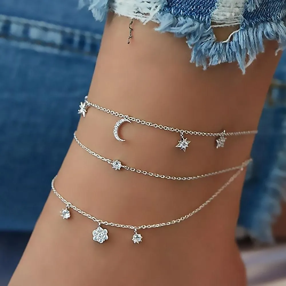 Bohemia Chain Anklets for Women