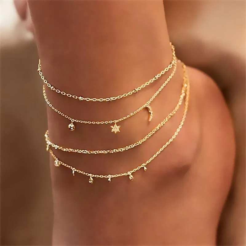 Bohemia Chain Anklets for Women