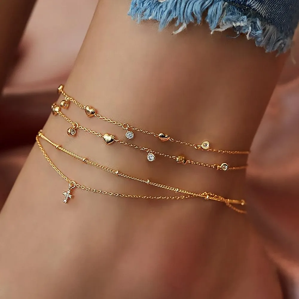 Bohemia Chain Anklets for Women