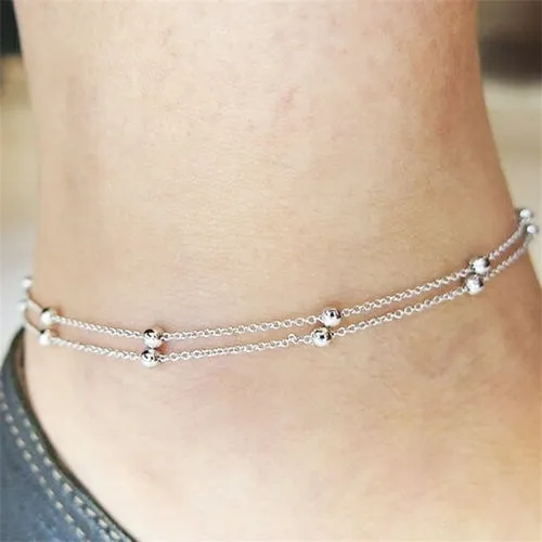 Bohemian Flowers Bell Anklet | Ankle Bracelets Women Bell | Ankle