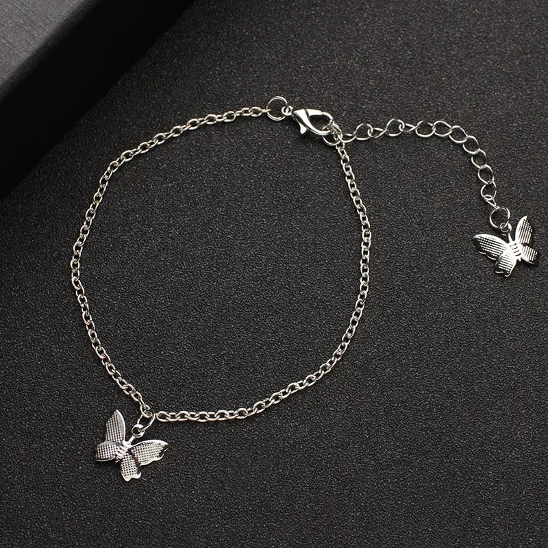 Bohemian Heart Shape Layered Anklet Bracelet