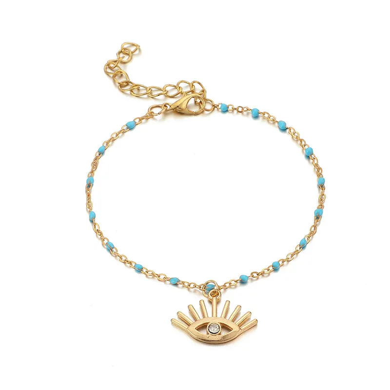 Bohemian marine life anklet