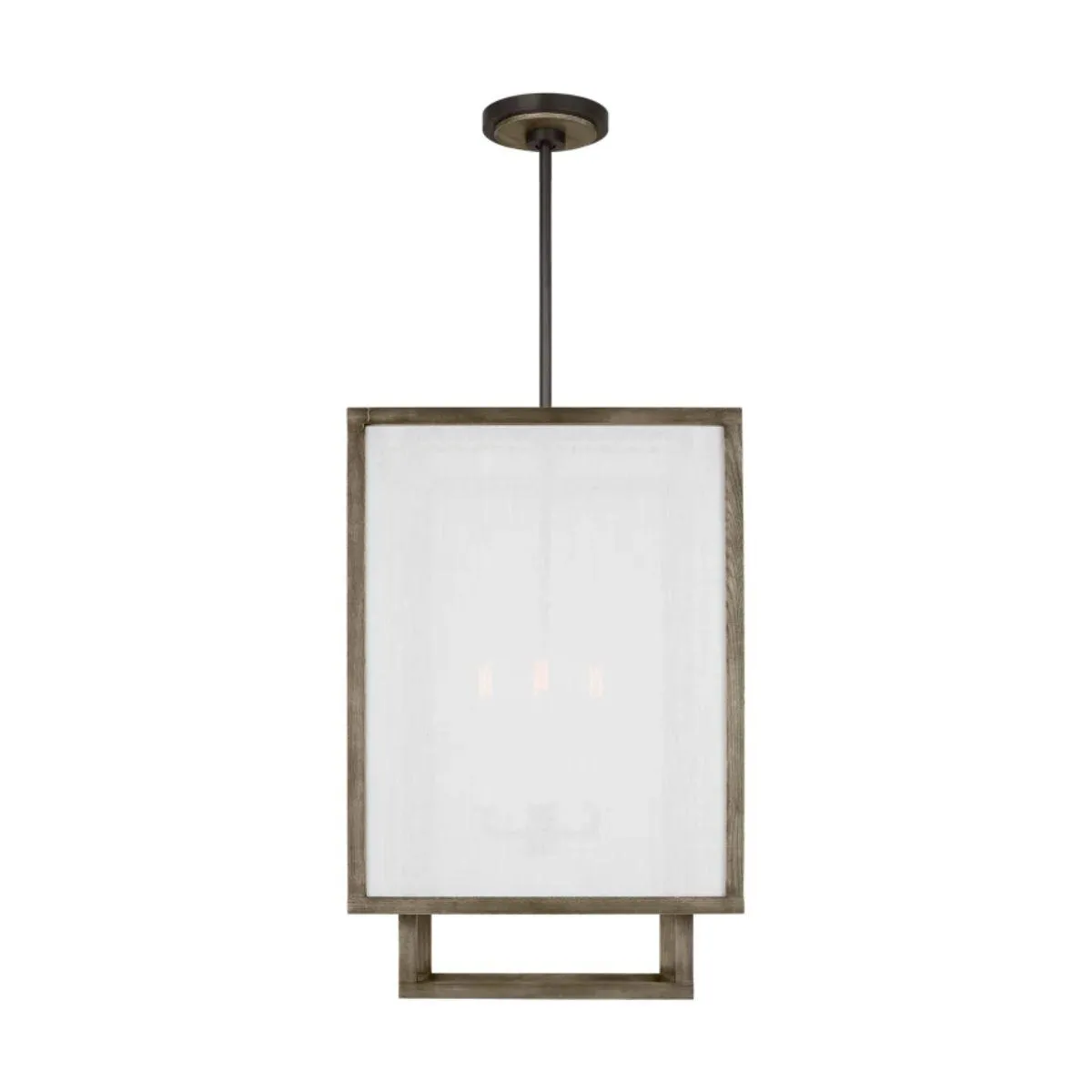 Brockway 16 in. 4 lights Pendant Light Iron finish