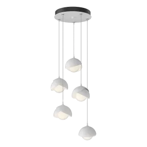 Brooklyn 16 in. 5 lights Standard Pendant Light White Finish