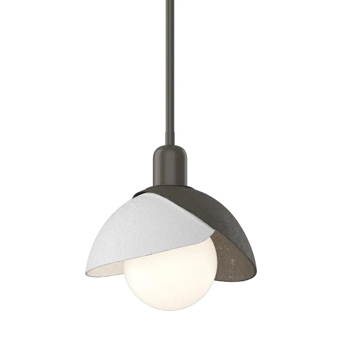 Brooklyn 9 in. Pendant Light Dark Smoke Finish