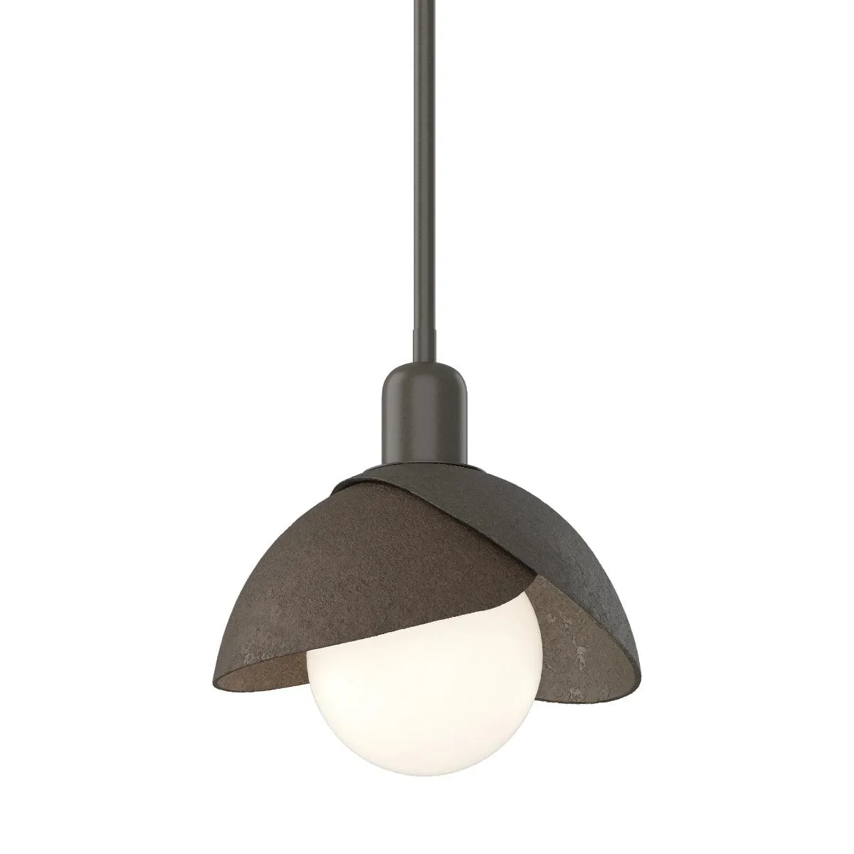 Brooklyn 9 in. Pendant Light Dark Smoke Finish