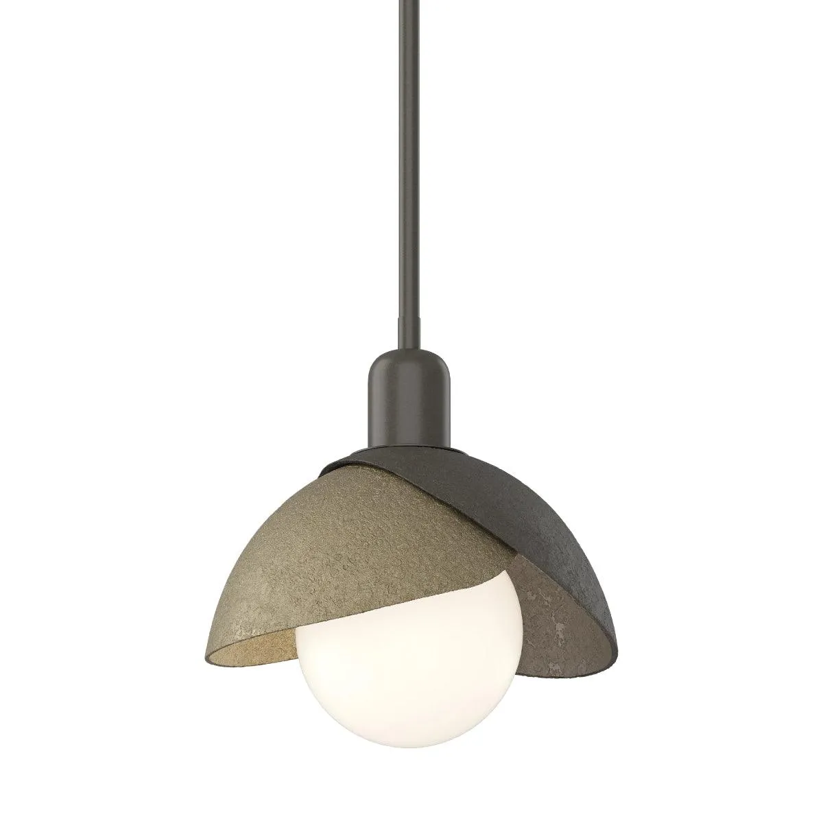 Brooklyn 9 in. Pendant Light Dark Smoke Finish