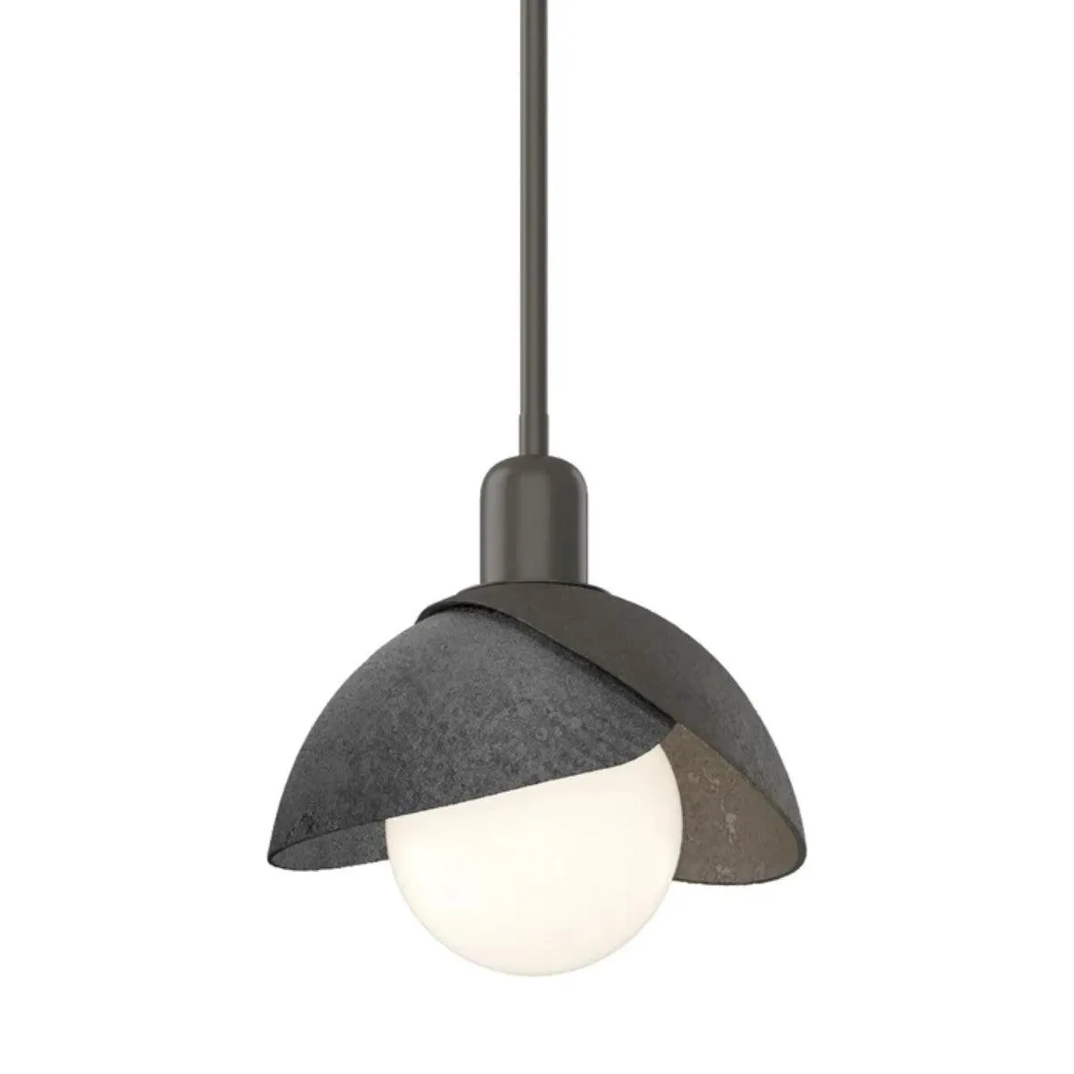 Brooklyn 9 in. Pendant Light Dark Smoke Finish