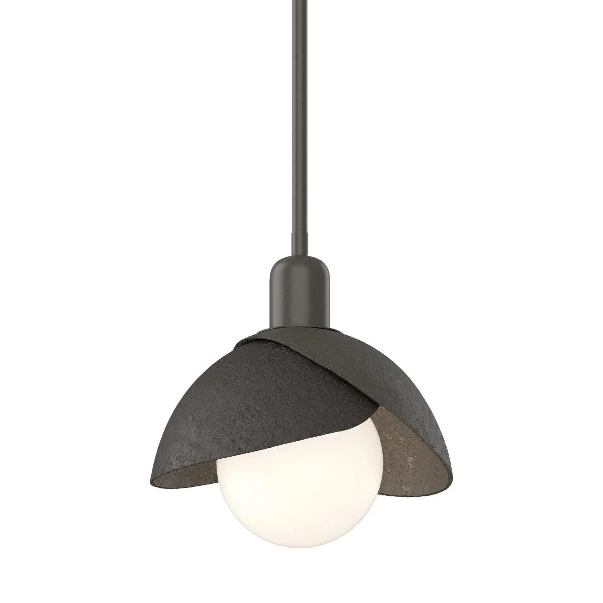 Brooklyn 9 in. Pendant Light Dark Smoke Finish