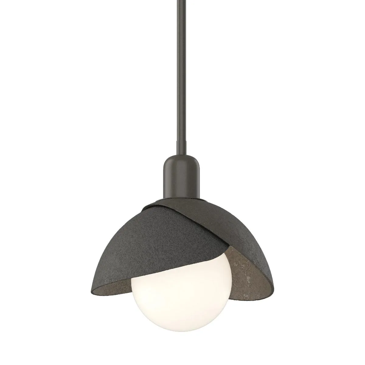 Brooklyn 9 in. Pendant Light Dark Smoke Finish