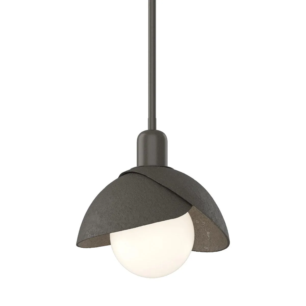 Brooklyn 9 in. Pendant Light Dark Smoke Finish