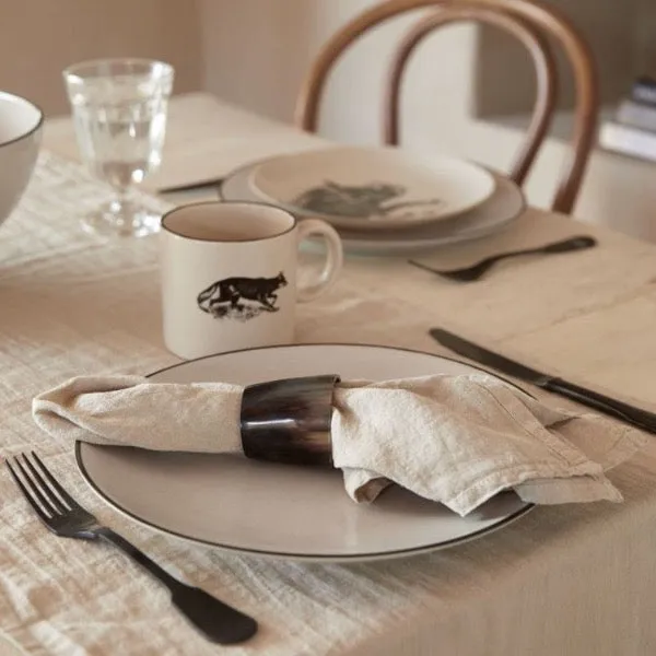 Buffalo Horn Napkin Rings