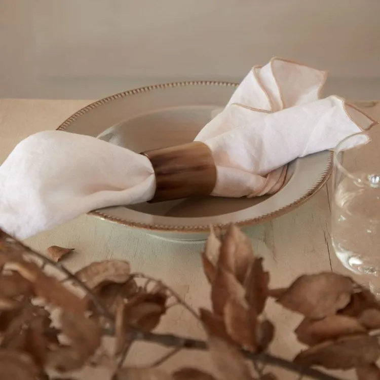 Buffalo Horn Napkin Rings