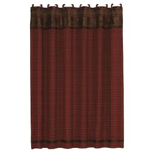 Cascade Lodge Plaid Shower Curtain