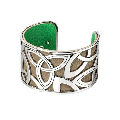 Celtic Knot Wide Cuff Bangles