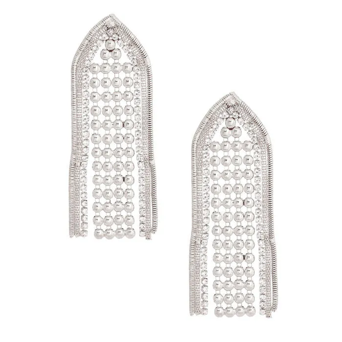 Chainmail Fringe Earrings