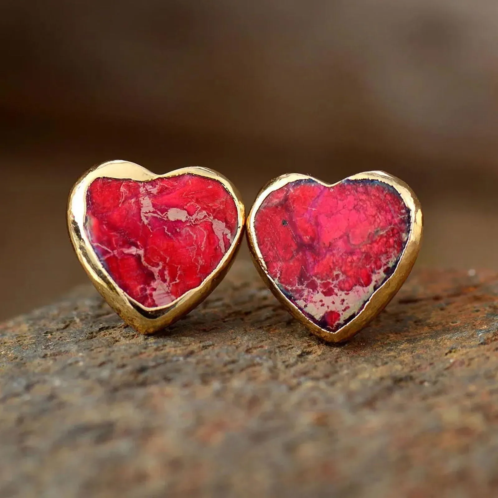 Classical Romance Heart Earrings Collection