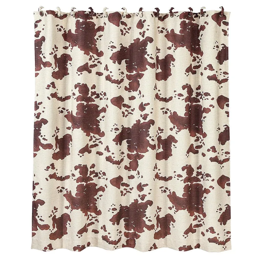 Cowhide Shower Curtain