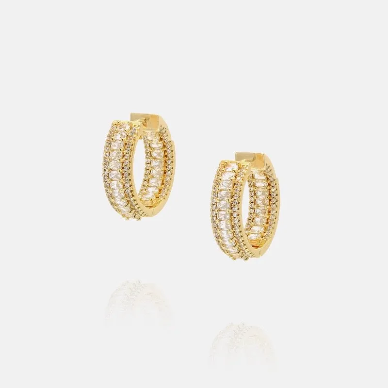 CZ Hoop Earrings