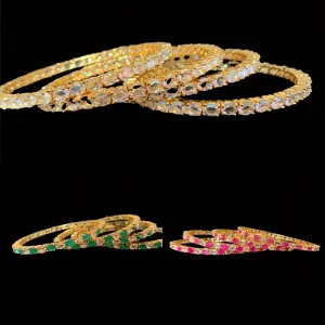 Cz polki bangles ( READY TO SHIP )