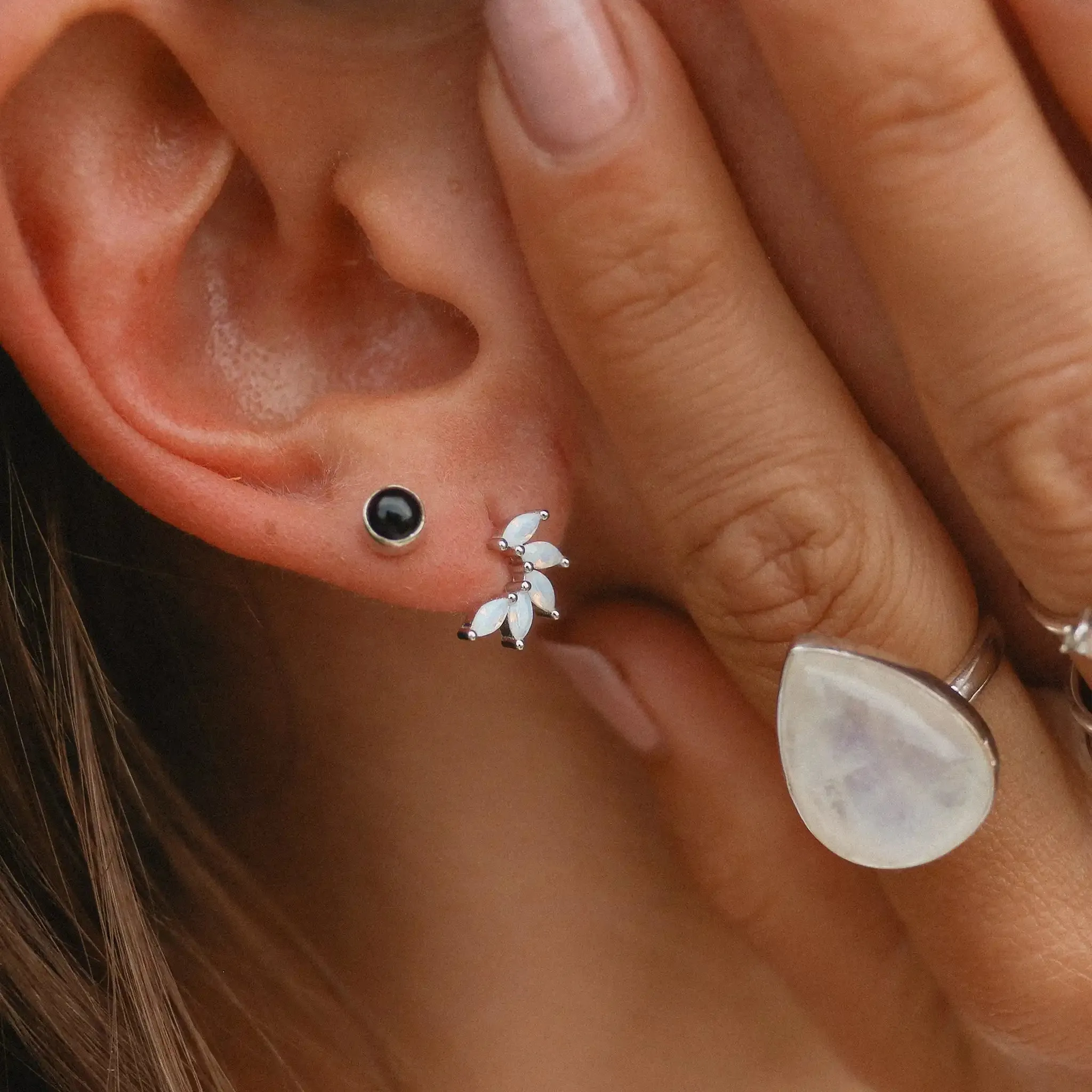 Dainty Petal Studs