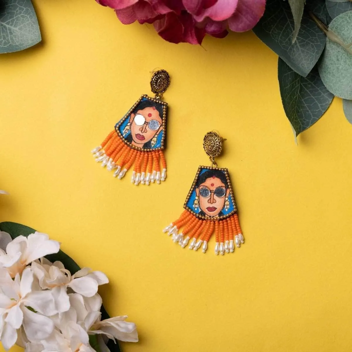 Darpan Handpainted (Earrings)