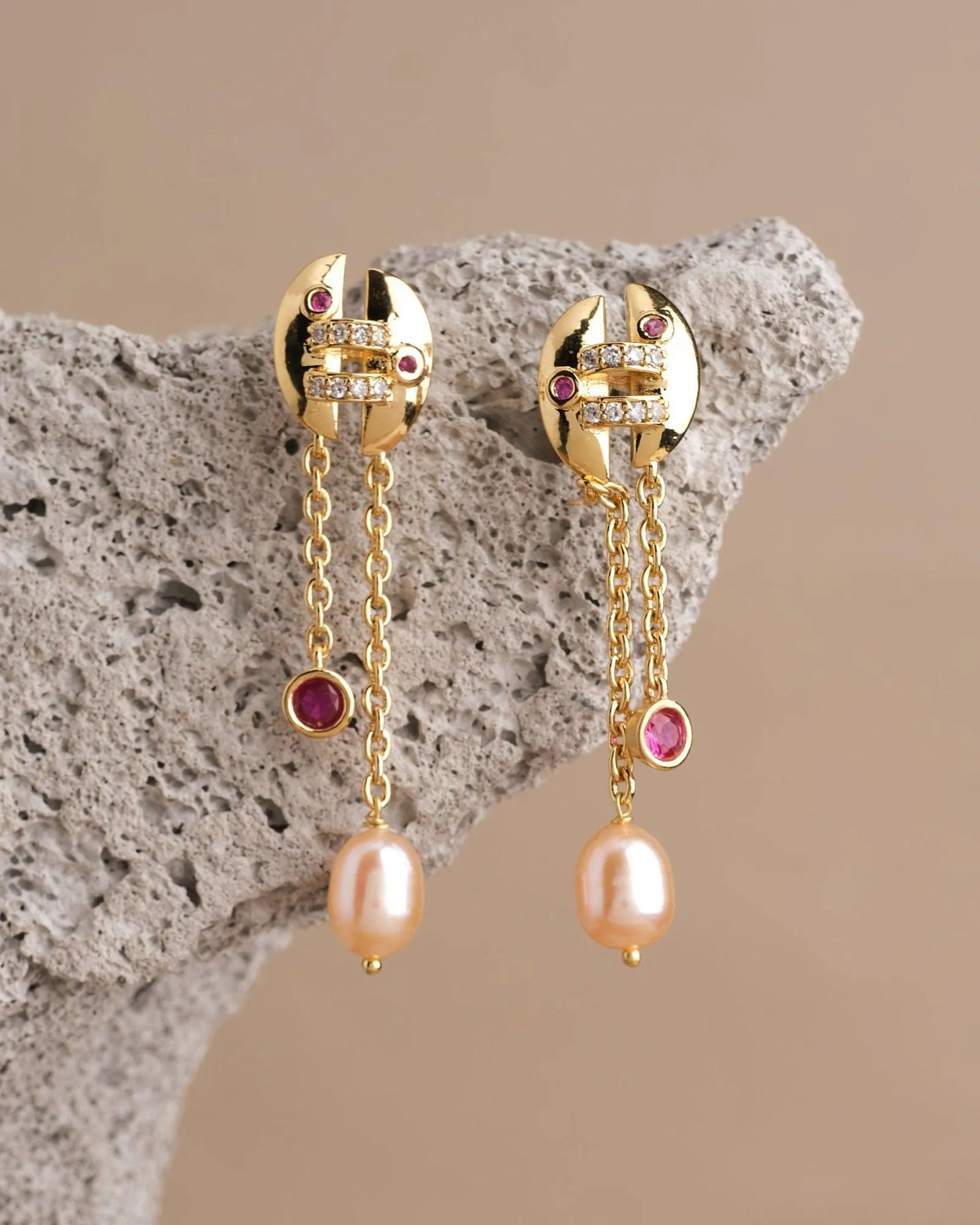 Dazzling Celebration Of Elegance Pearl Earring