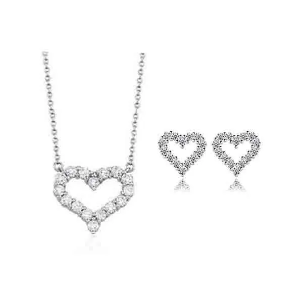 Dazzling Heart Jewelry Set