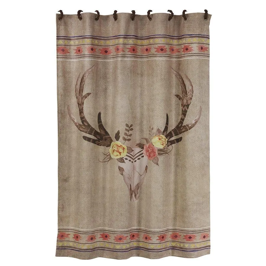 Desert Skull Shower Curtain