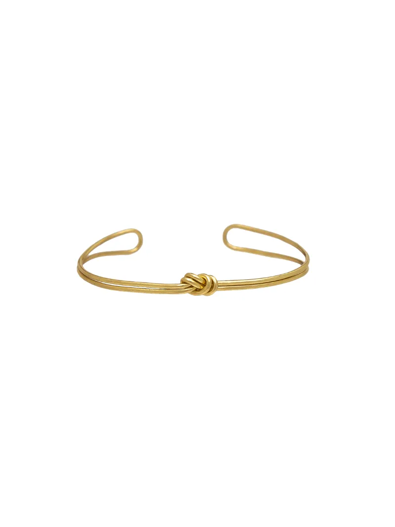 DOUBLE INFINITY KNOT CUFF