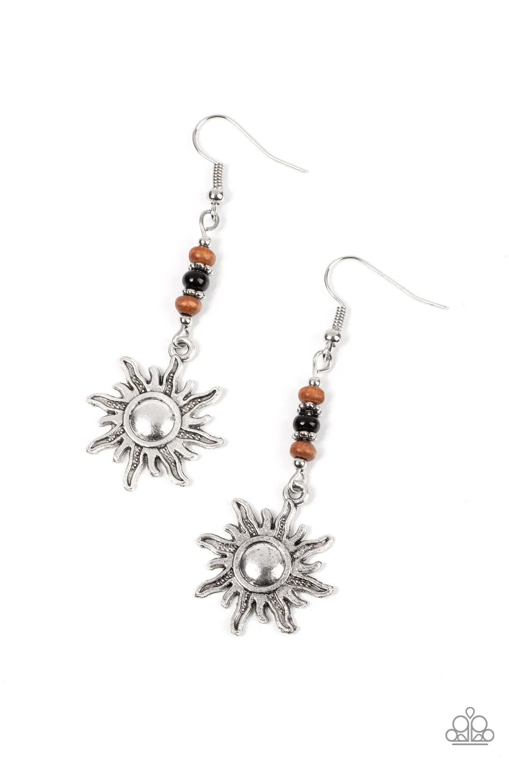 Earrings Sunshiny Days - Black E403