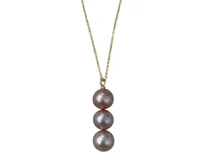 Edison Pearl Bar Lariat Necklace