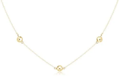 Enewton - Choker Simplicity Chain Gold - 6mm Bead - Gold