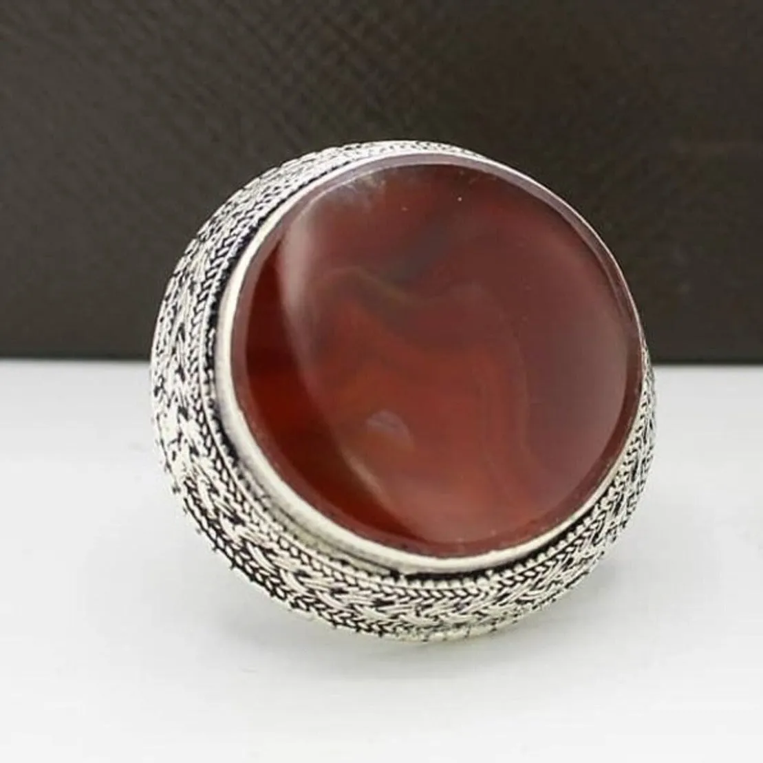 Ethnic Handmade Tribal Stone Ring