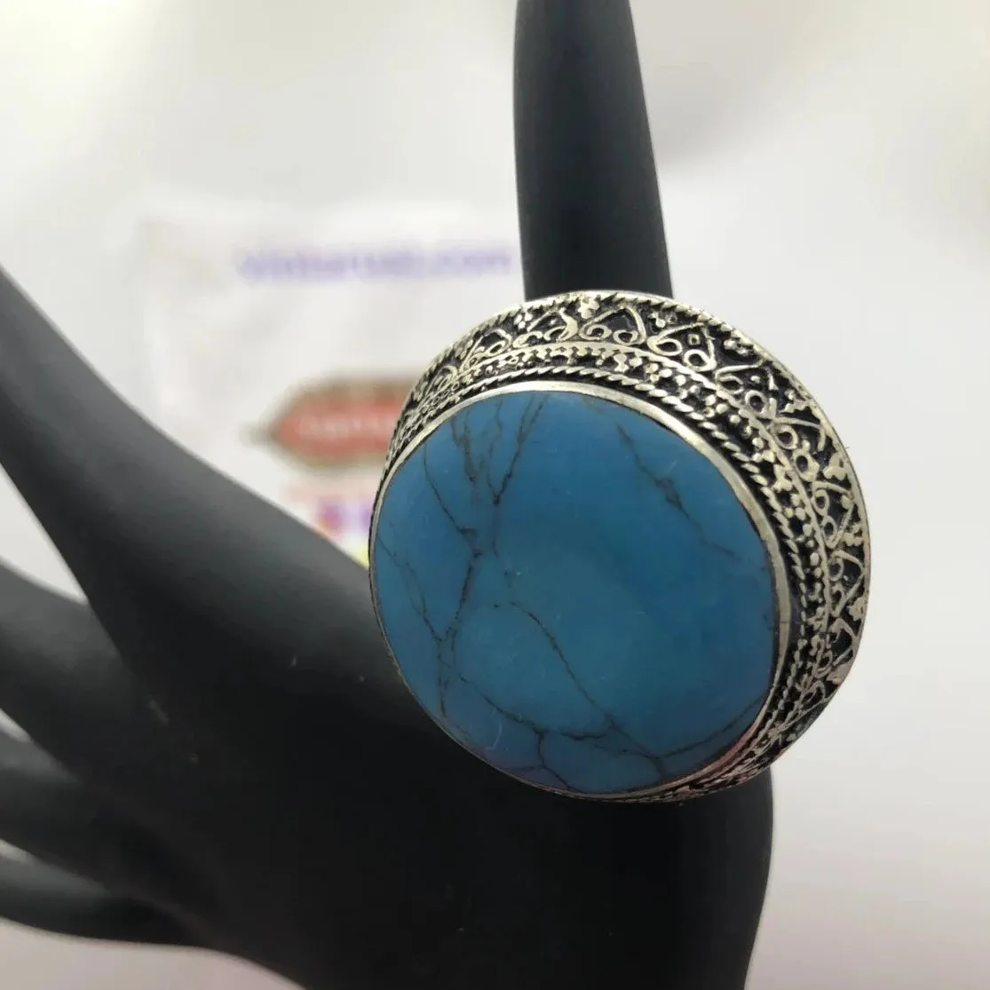 Ethnic Handmade Tribal Stone Ring