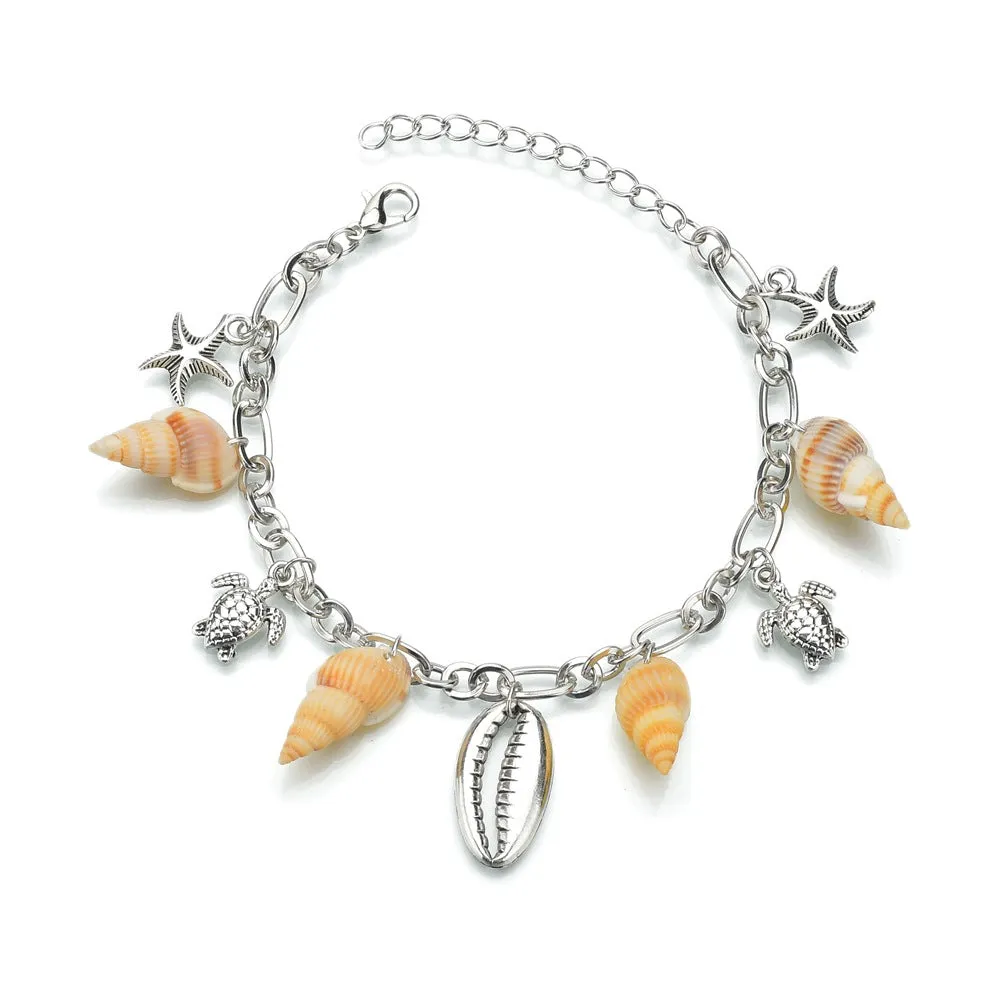 European & American Bohemian Shell Anklet